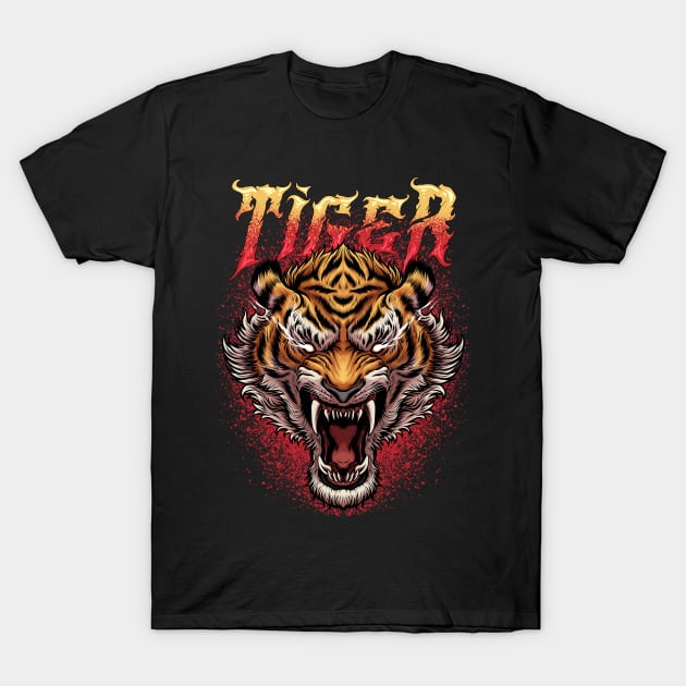 Tiger Roar 2nd T-Shirt by triandk.artwork